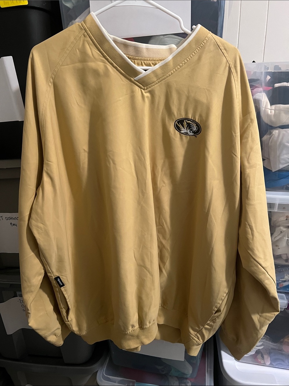 Ashworth Men's V-Neck Pullover Sweater - Light Khaki